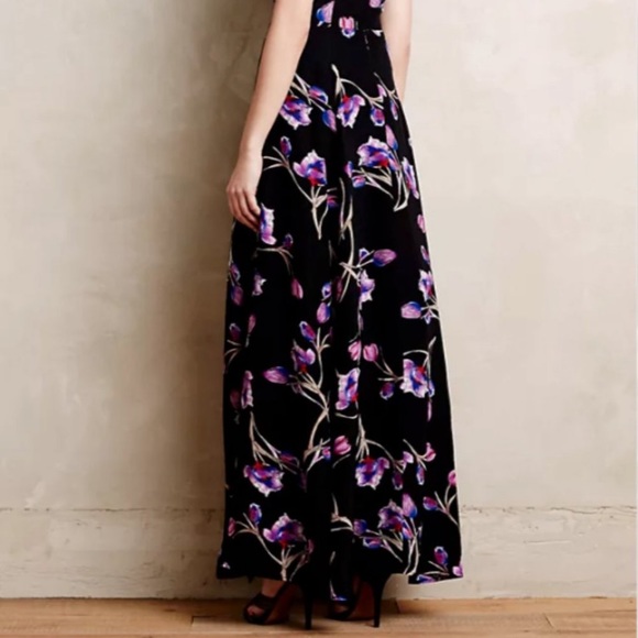 BNWT Yumi Kim Dutch Crocus Floral Silk Maxi Dress for Anthropologie Size M - Picture 3 of 7